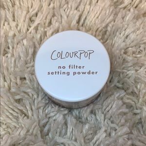 Colorpop no filter setting powder
